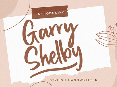 Garry Shelby Stylish Handwritten brush brush font font fonts free free brush font free brush fonts free fonts handwritten