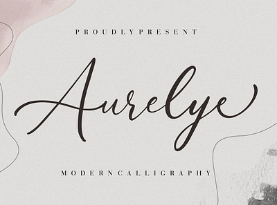 Aurelye Modern Calligraphy font fonts free free fonts free script font free script fonts handwritten script script font