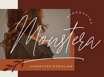 Monstera Signature Monoline font fonts free free fonts free script font free script fonts handwritten script script font