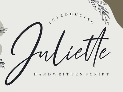 Juliette Handwritten Script