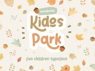 Kidos Park Fun Children Typeface