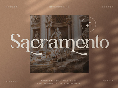 Sacramento Modern Ligature Serif sans serif