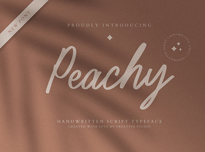 Peachy Handwritten Script signature