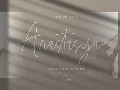 Anastasya Monoline Script