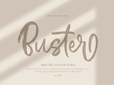 Buster Brush Signature