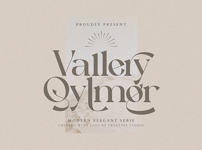 Vallery Qylmor Modern Elegant Serif sans serif