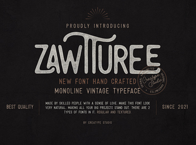 Zawturee Monoline Vintage brush