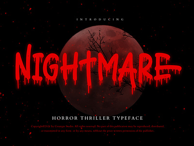 Nightmare Bloody Thriller advertisement
