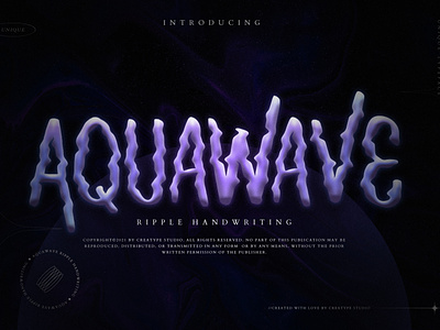 Aquawave Ripple Handwriting happy