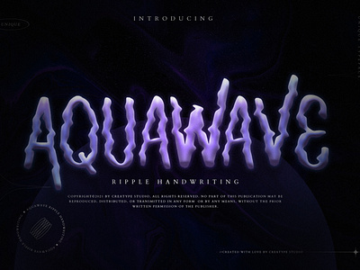 Aquawave Ripple Handwriting