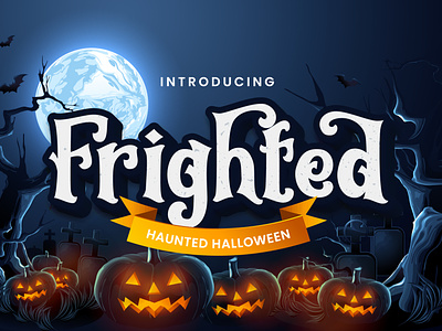 Frighted Haunted Halloween advertisement