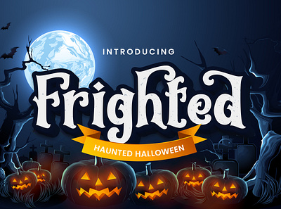 Frighted Haunted Halloween advertisement