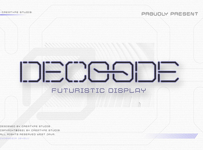 Decoode Futuristic Display advertisement