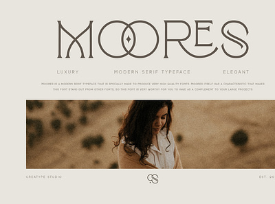 Moores Modern Serif sans serif