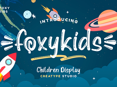 Foxykids Display Kids branding