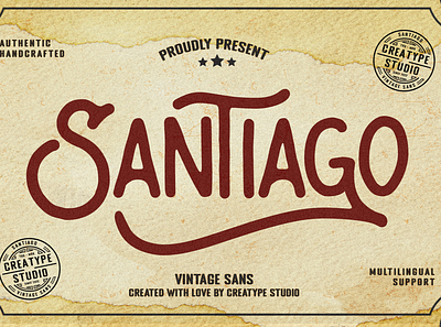 Santiago Vintage Monoline brush