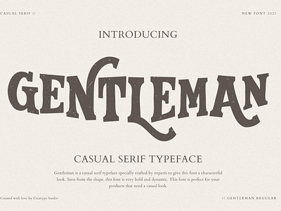 Gentleman Casual Serif