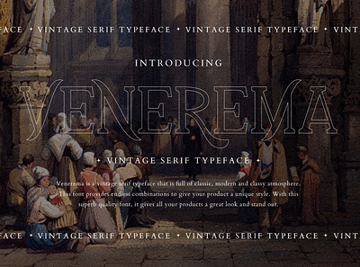 Venerema Vintage Serif advertisement