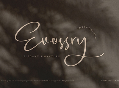 Evossry Elegant Signature advertisement