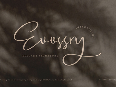 Evossry Elegant Signature