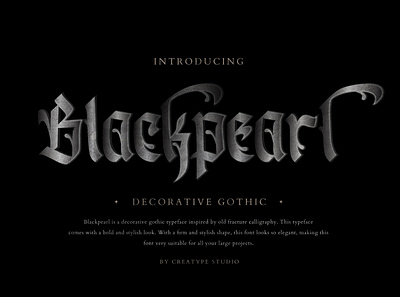 Blackpearl Decorative Gothic advertisement