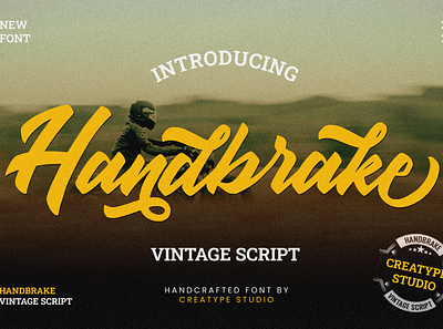 Handbrake Stylish Handlettering advertisement