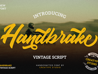 Handbrake Stylish Handlettering advertisement