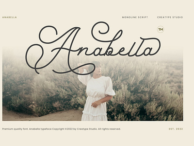 Anabella Monoline Script