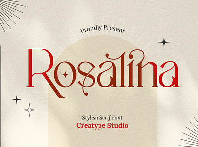 Rosalina Stylish Serif elegant