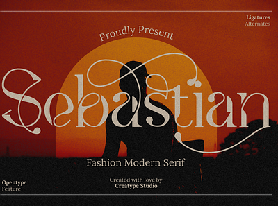 Sebastian Fashion Modern Serif elegant