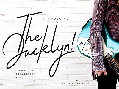 The Jacklyn Signature Font