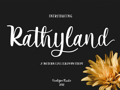 Rathyland Script branding business casual elegant fashion handwriting handwritten logo luxury natural script stylish