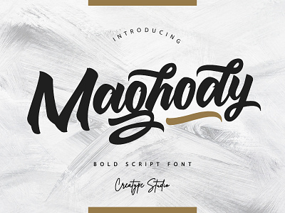 Maghody Script branding fashion handwriting handwritten logo retro script signature typography vintage