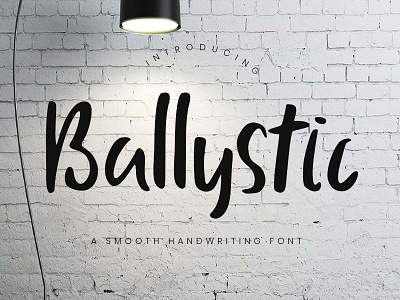 Ballystic Handwriting Typeface branding elegant fashion free handlettering handwriting handwritten ligature logo script stylish