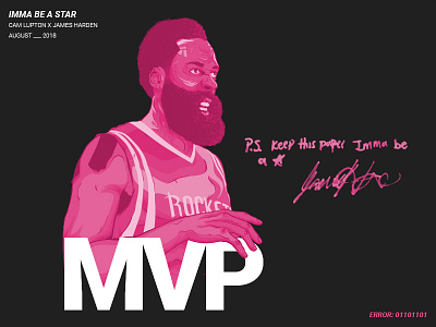 Imma Be A Star || Cam Lupton X James Harden basketball first shot nba portrait