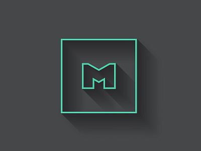 My flat logo. Miguel F. flat logo m miguel f. miguelf.pt minimal