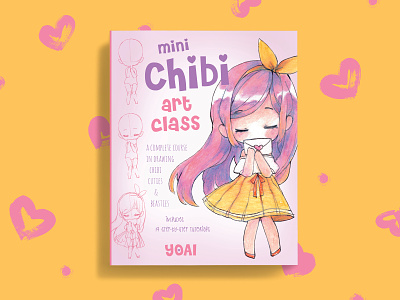 Mini Chibi Art Class book book cover book design chibi cover cover design drawing publishing quarto