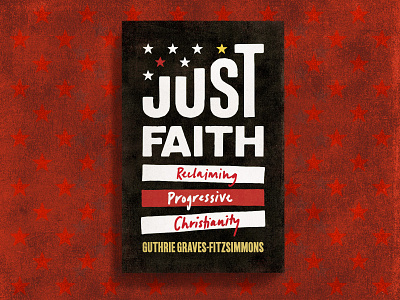 Just Faith book book cover book design cover cover design design faith publishing stars and stripes