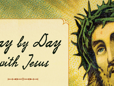 Day by Day book design calendar catholic cover jesus