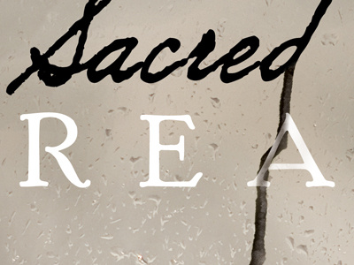 Sacred Dread book design cover ink writing
