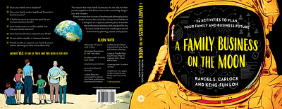 A Family Business On The Moon book cover cover cover design family family business publishing self publishing