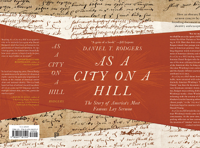 As a City on a Hill book book cover book design cover cover design publishing typography university press