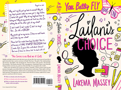 Lailani's Choice book book cover book design cover cover design handlettering illustration publishing self publishing title ya book ya book