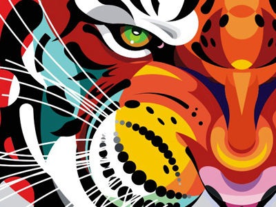 Tiger illustration tiger vector