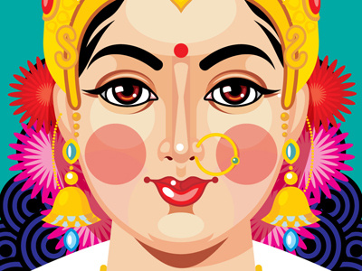 Saraswati goddess illustration india saraswati vector