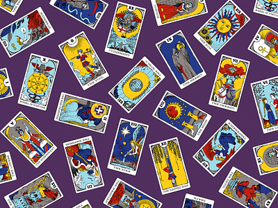 Major Arcana Tarot Card Illustrations