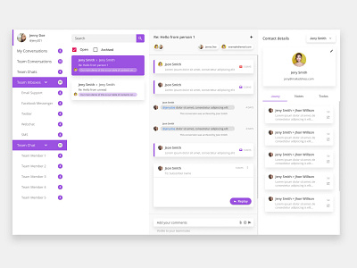 User dashboard design for chat management dashboard design landing page material ui modern ui ux web web deisgn website