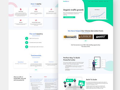 ad agency landing page design dashboard design landing page material ui minimal modern ui web web deisgn website