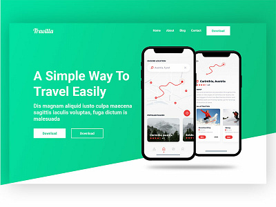 App Landing Page