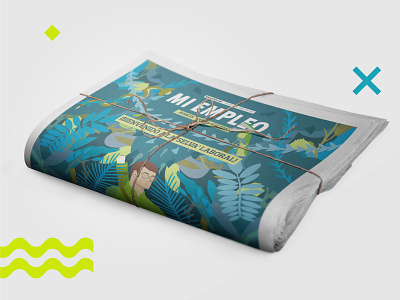 La Selva Laboral branding design diseño editorial illustration vector